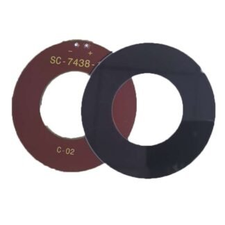 round amorphous silicon solar panel